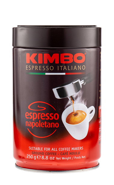 Kimbo "espresso napoletano", кофе мол. жб 250 гр