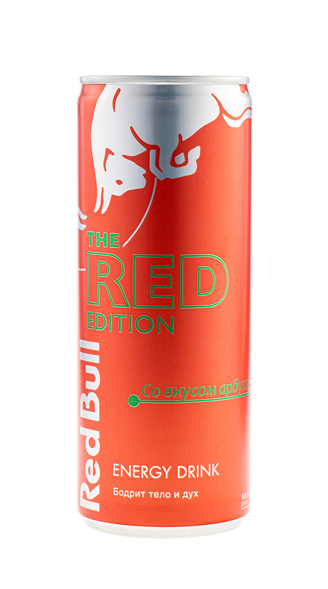 Ред булл RedBull The Red Edition (со вкусом арбуза) RU мет/б 12x250мл