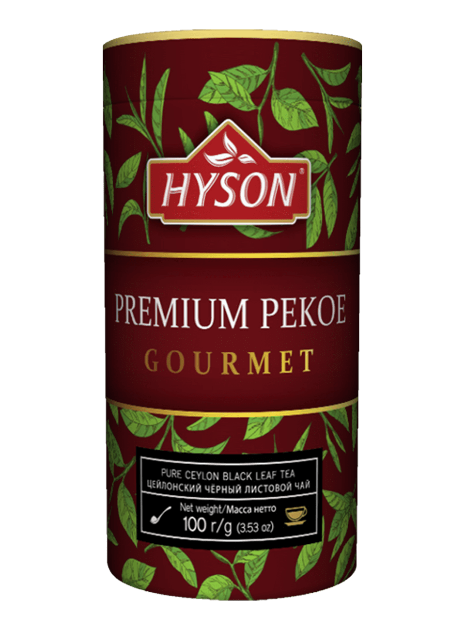 Чай HYSON черн. Premium PEKOE (Премиум ПЕКОЕ) ПЖ 100г., Шри-Ланка