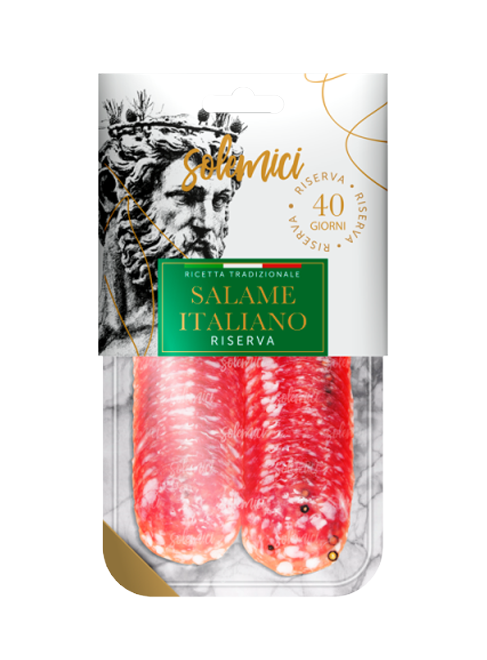 Колбаса Salame «Italiano» (Салями «Итальяно») упак. МГС, сервировочная нарезка 70 г
