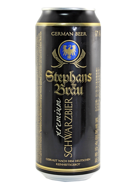 Пиво Штефанс Брау Шварцбир 0,5л ж/б 4,8% темное фильтрованное (24/1 728)