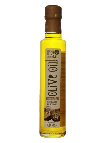 Масло оливковое нерафин.высшего качества Extra Virgin olive с/б oil с трюфелем 0,25л GRETAN MILL (6/