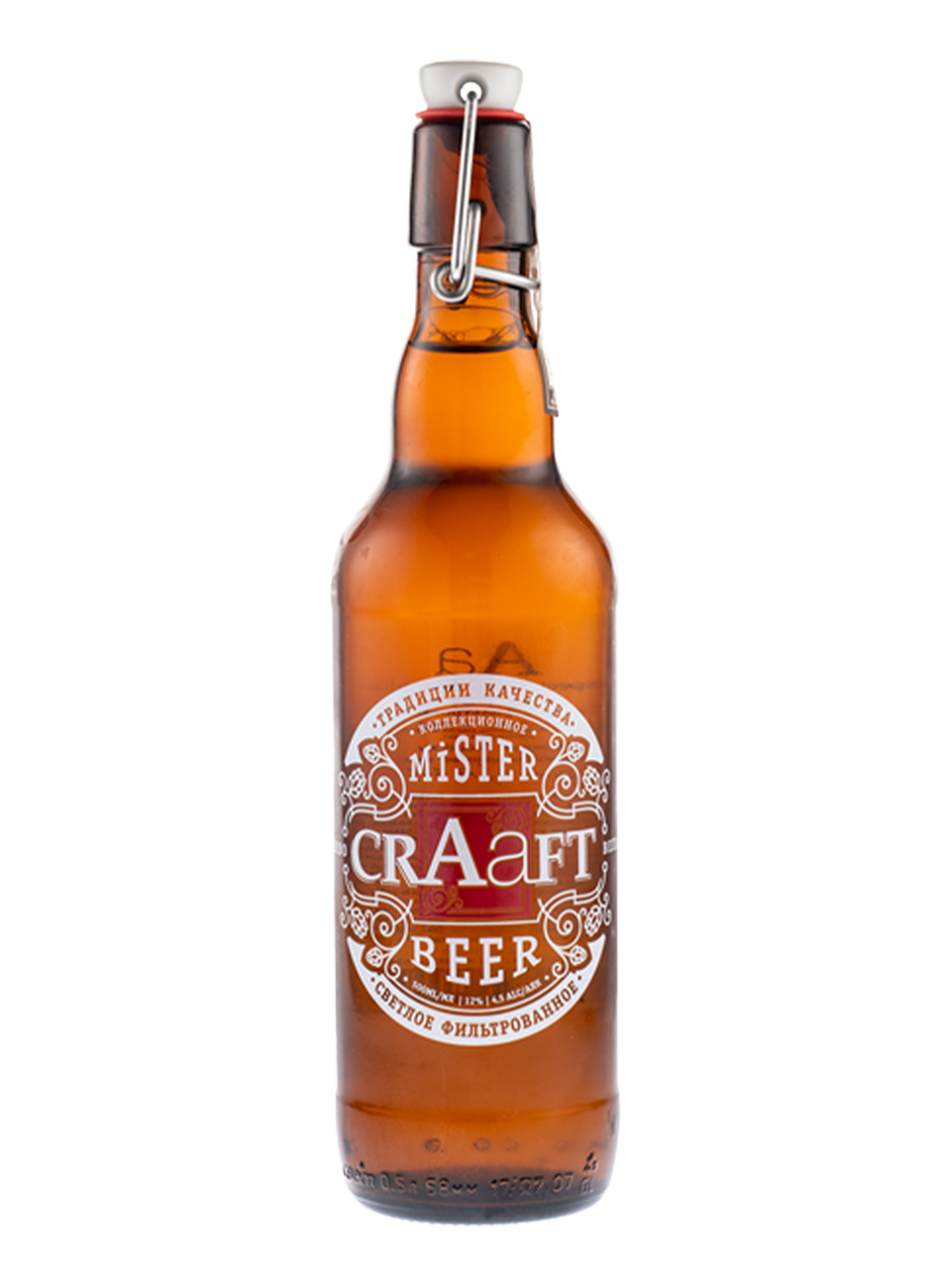 Пиво Krister 0,5л с/б 4,5% светлое фильтрованное (20/800)