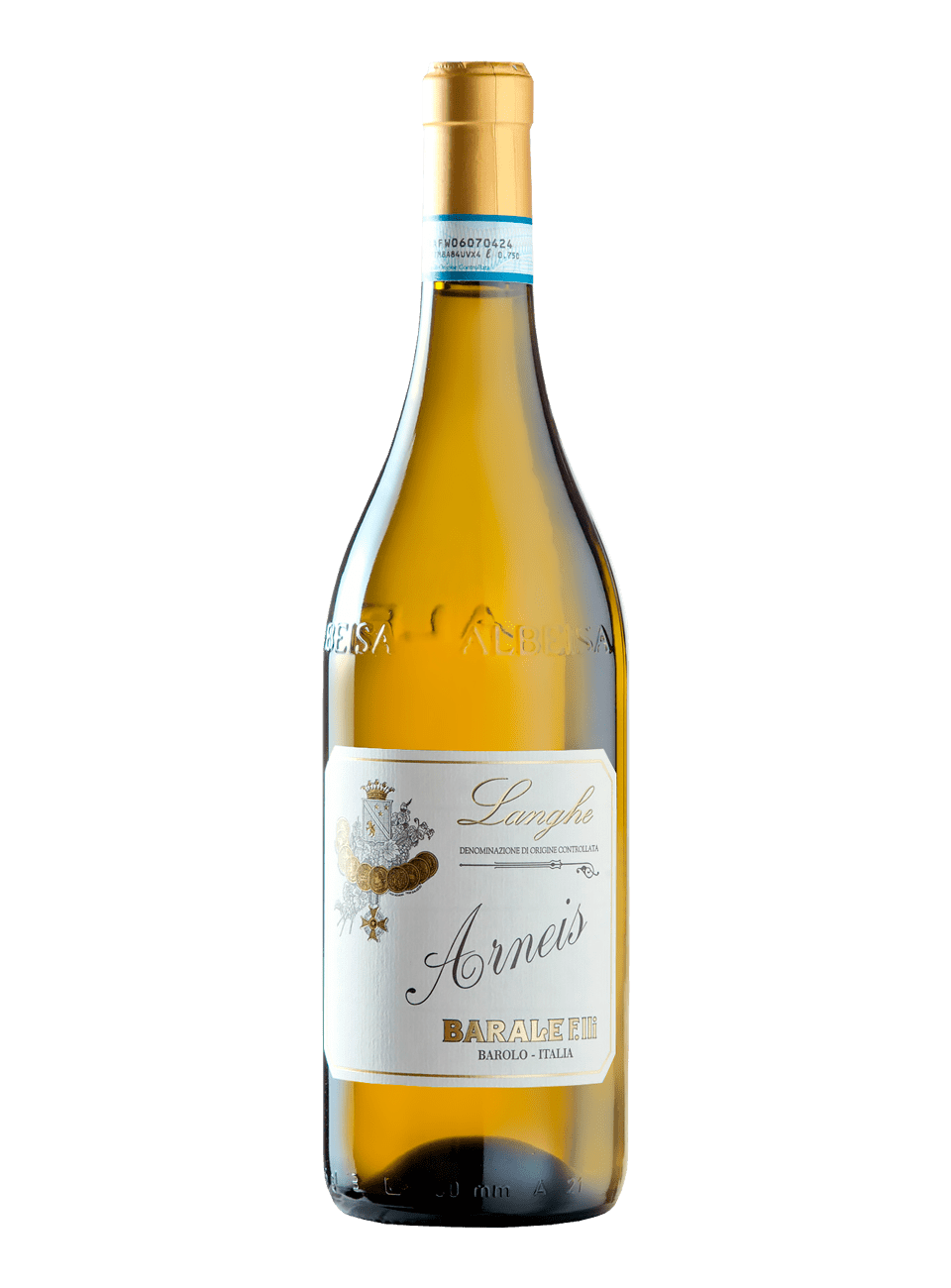 Вино Ланге ДОК Арнеис 2018 0,75л с/б 13,5% белое сухое защищ.наимен. (6/600)