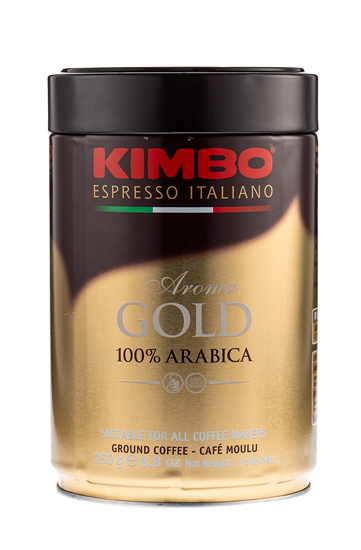 Kimbo голд, кофе 100% арабика натур.жар.мол. жб 250 гр