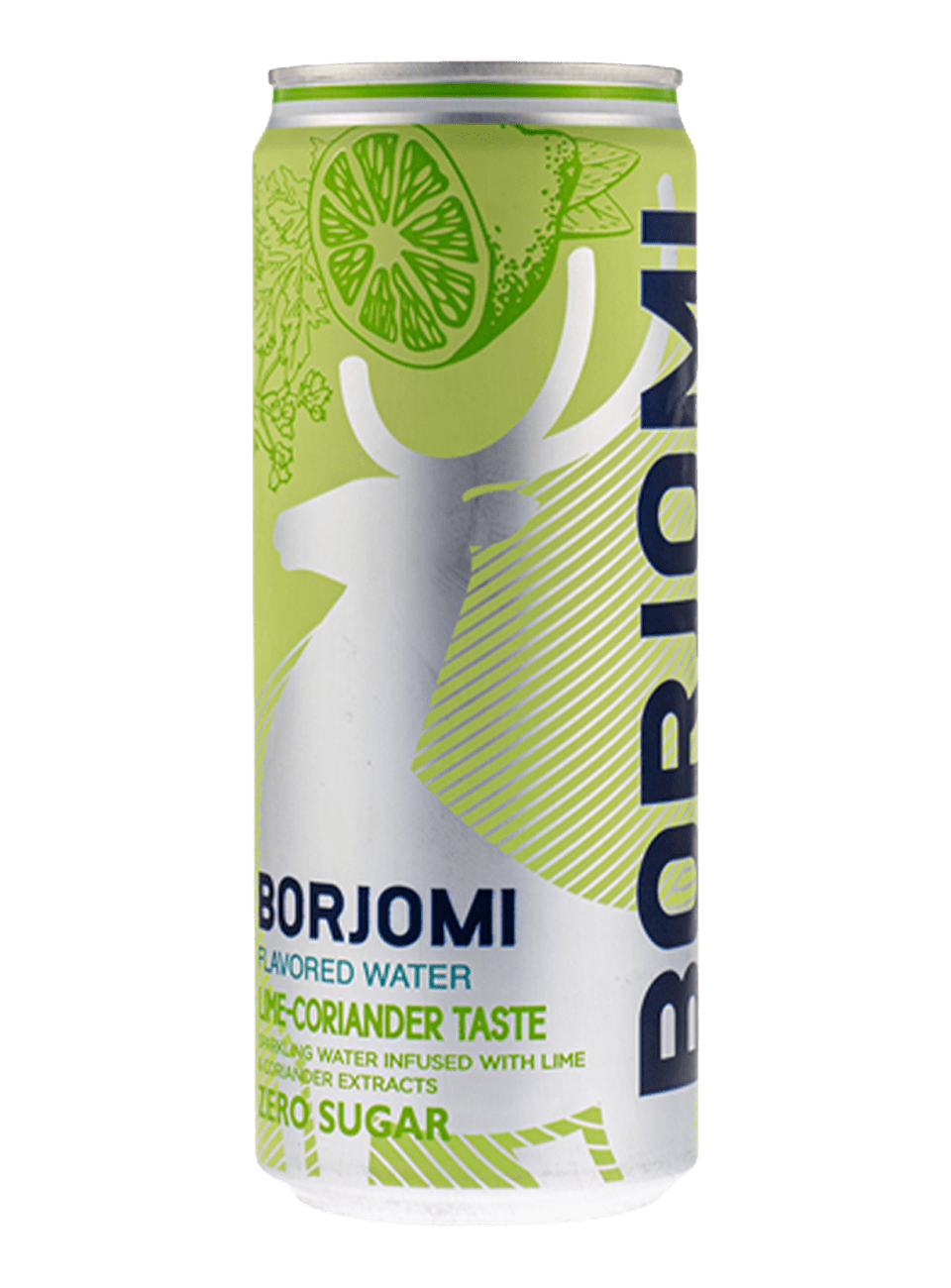 Боржоми (BORJOMI) напиток Лайм-Кориандр безалкогольный 0,33л ж/б сильногазированный (12/2 400)