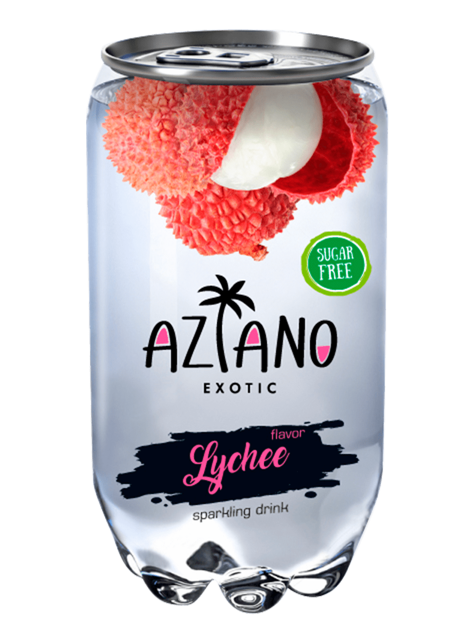 Напиток Aziano Lychee 0,35л ж/б слабогазированный (12/2 160)