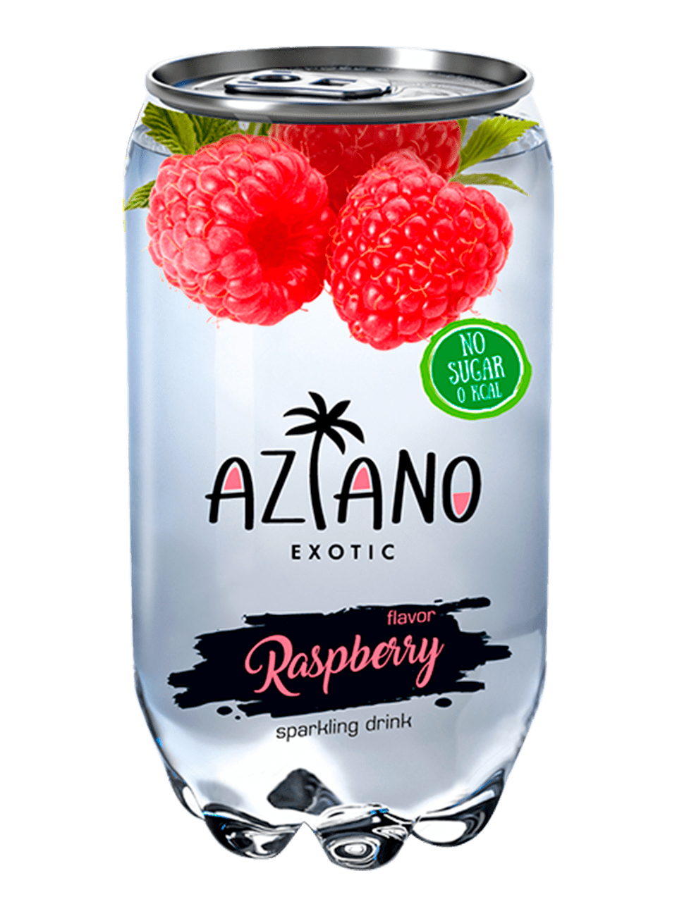 Напиток Aziano Raspberry 0,35л ж/б слабогазированный (12/2 160)