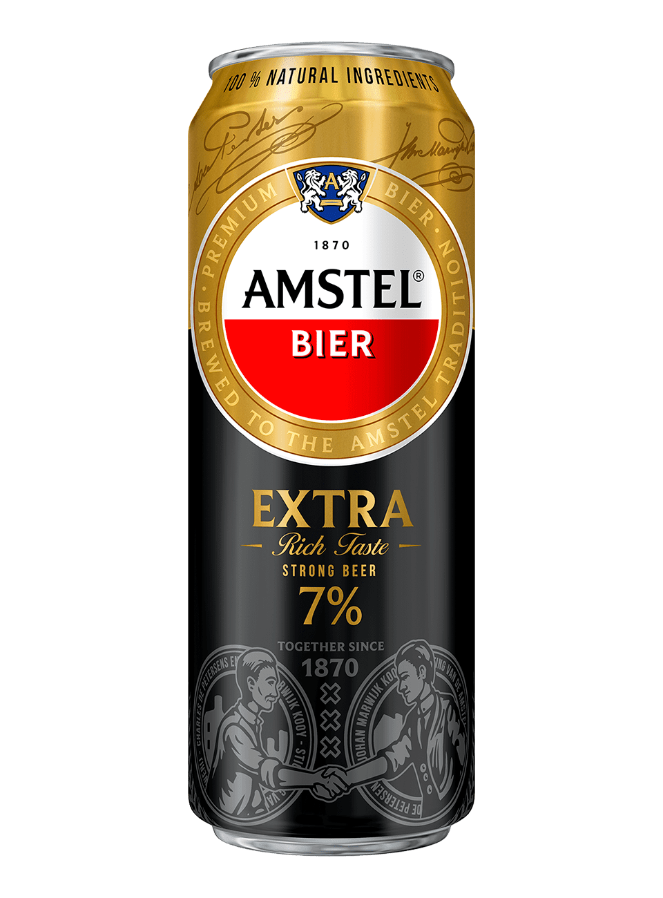 Пиво Амстел Экстра 0,43л ж/б 7% светлое пастеризованное (24/1 728)