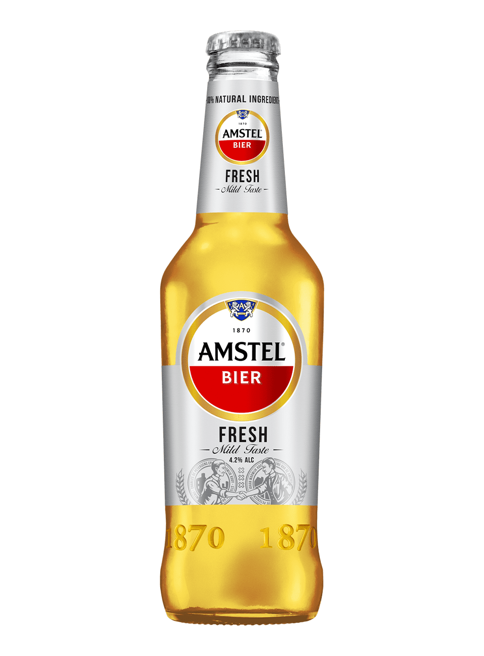 Пиво Амстел Фрэш 0,45л с/б 4,2% светлое пастериз. (20/900)