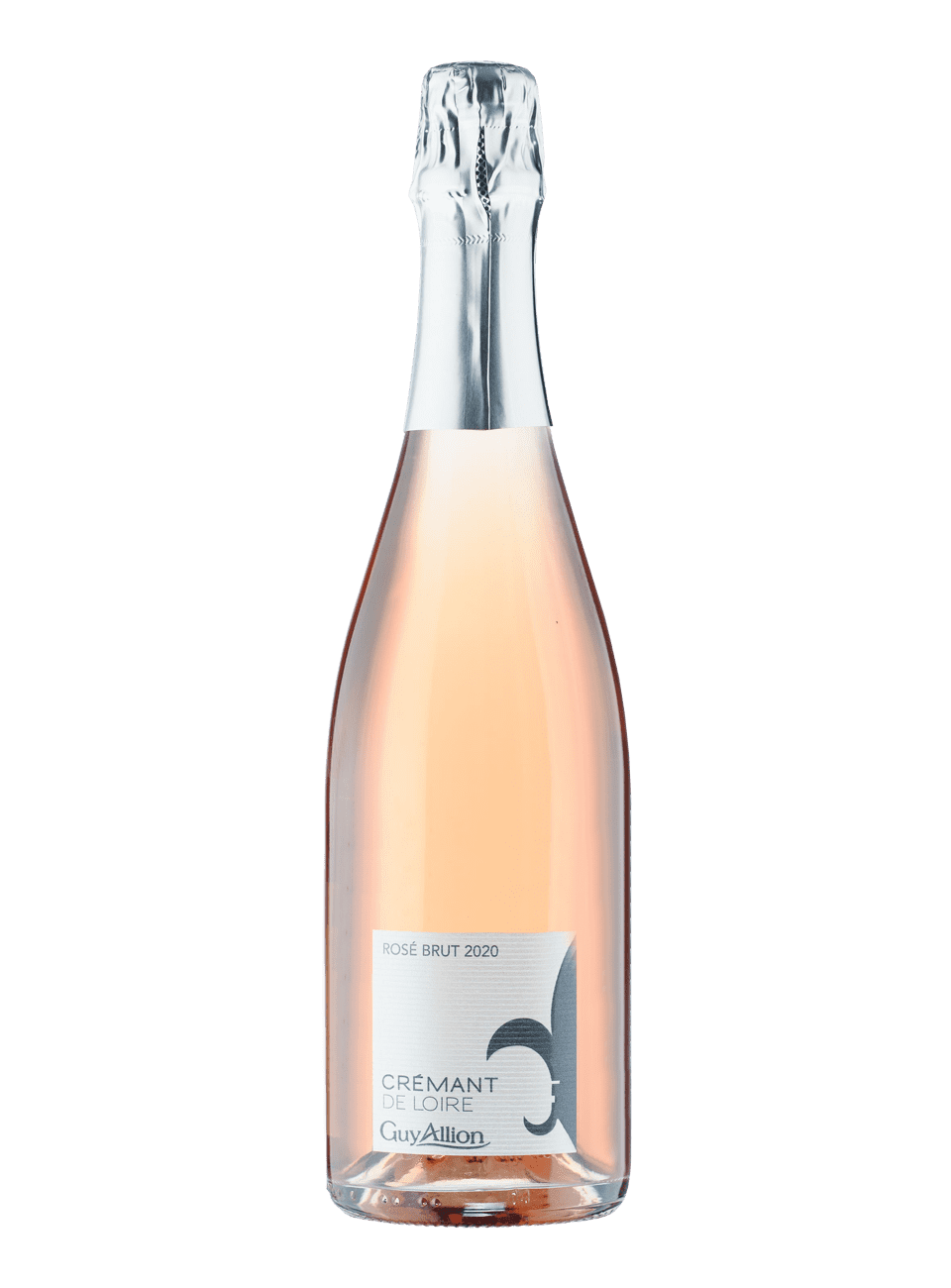 Вино Ги Альон Креман де Луар АОС Розе Брют 2020 0,75л с/б 13% игристое  брют розовое выдержанное