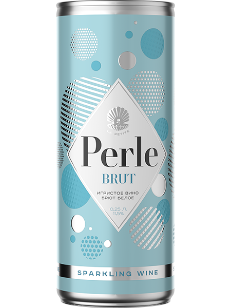 Вино Ла Петит Перле 0,25л ж/б 11,5% игристое брют белое СГ (12/2 400)