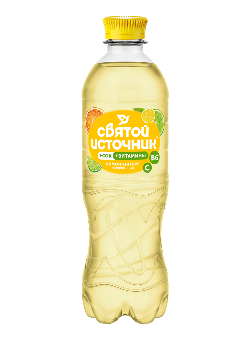 Святой Источник Лимон-Цитрус газированный 0,5л пэт нап. безалк. (12/1 368)