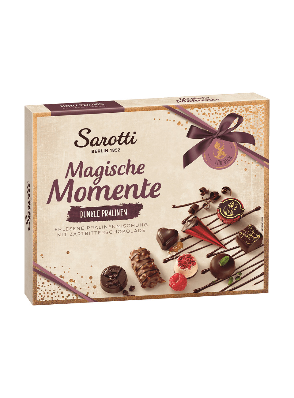 Конфеты в темном шоколаде с ромом и ликером Magische Momente DarkChocolate  210г тм Sarotti (1456) , ГЕРМАНИЯ, купить в г. Краснодар