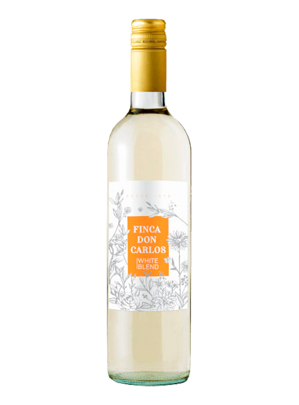 Вино Финка Дон Карлос Уайт Бленд 2022 0,75л с/б 13% молод.белое сухое